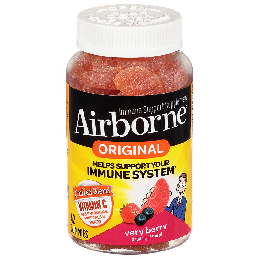 Airborne - Airborne Gummy Very Brry - 1 Each-42 CT Image