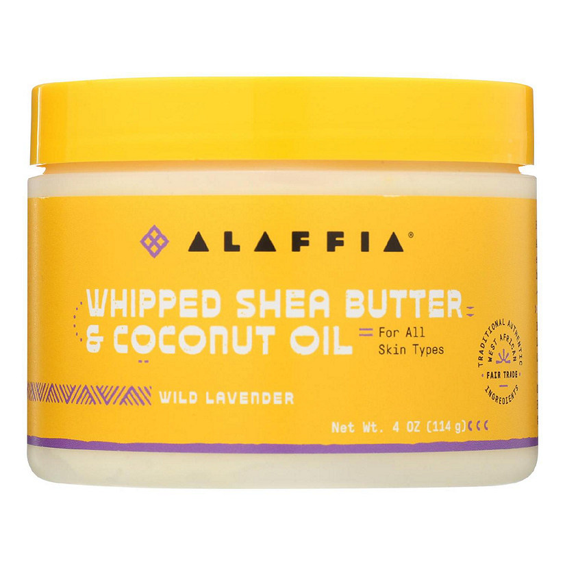 Alaffia - Whpd Shea Butter Coconut Lavender - 1 Each-4 OZ Image