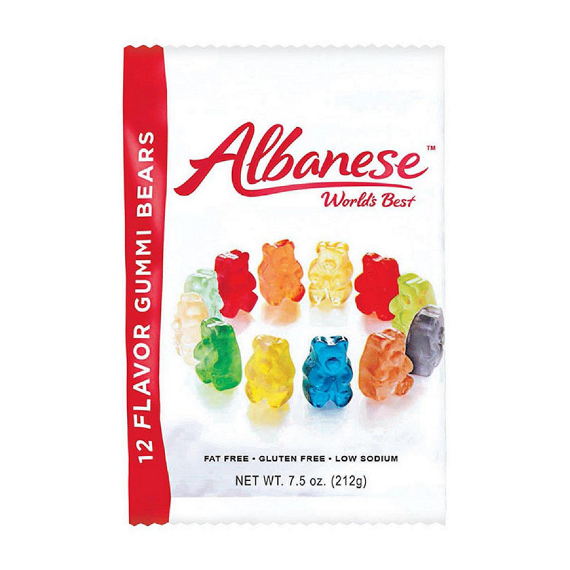Albanese 9437245 7 oz 12 Sour Flavors Gummy Bears - pack of 12 Image