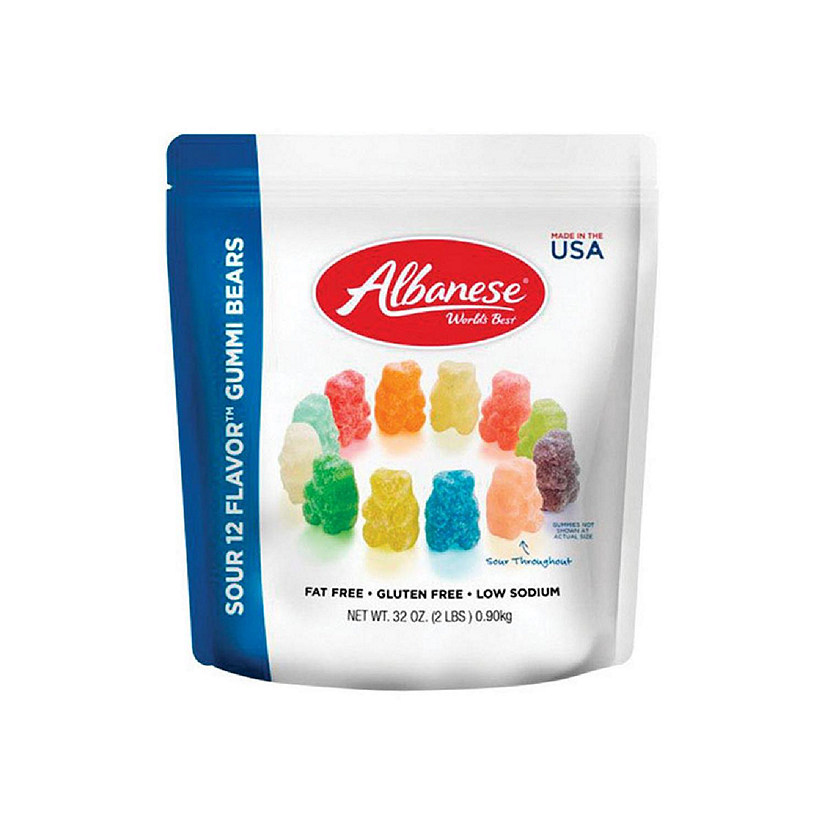 Albanese 9602913 32 oz Sour Multi-Flavored Gummi Bears Image