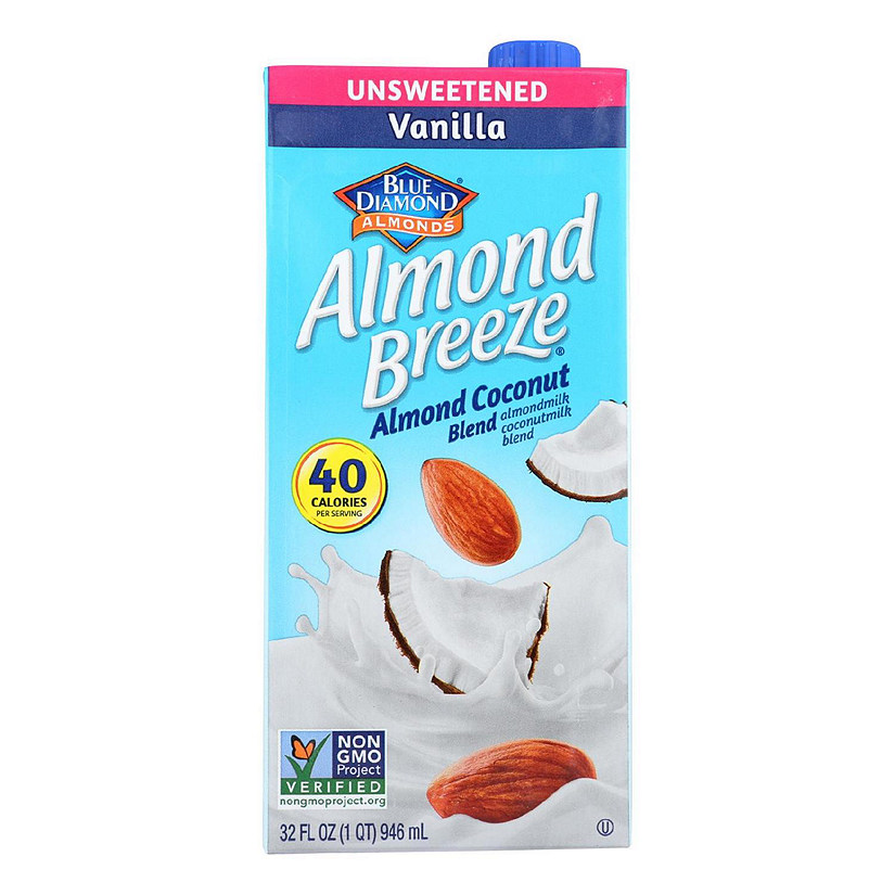 Almond Breeze - Almond Coconut Milk - Vanilla - Case of 12 - 32 fl oz. Image