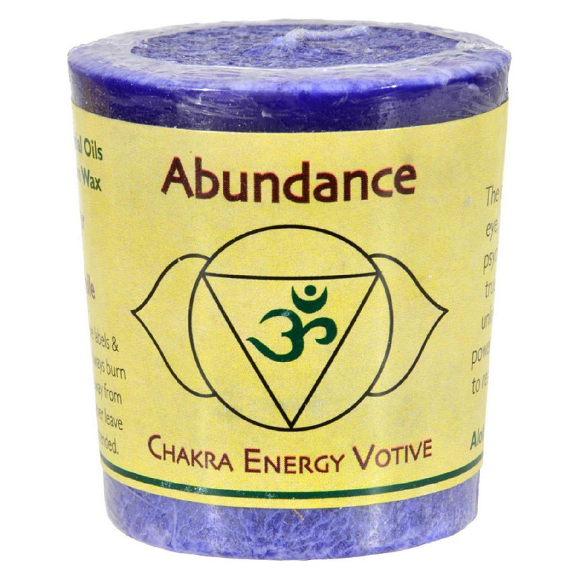Aloha Bay - Chakra Votive Candle - Abundance - Case of 12 - 2 oz Image
