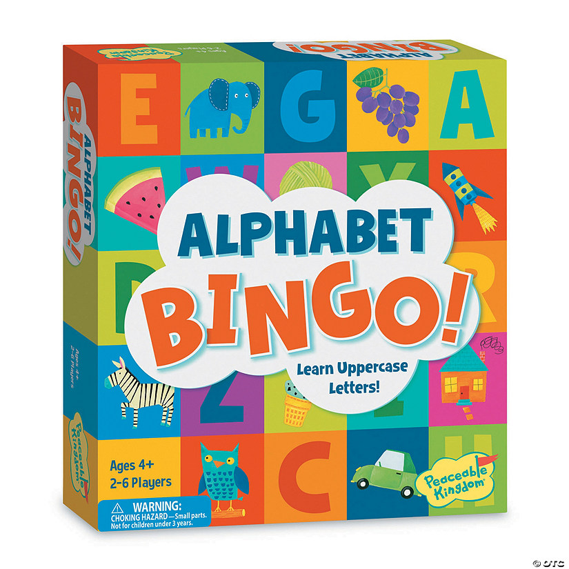 Alphabet Bingo Board Game Image