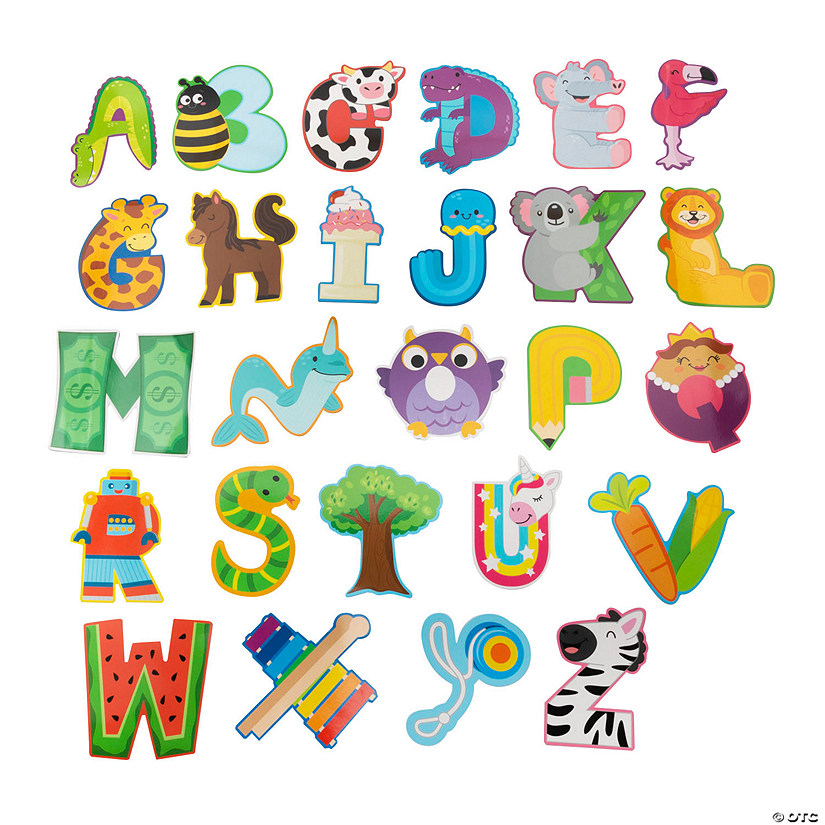 Alphabet Character Magnets - 26 Pc. Image
