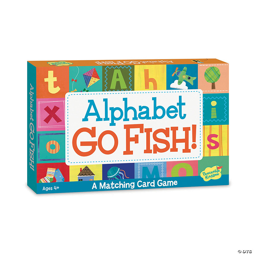 Alphabet Go Fish! Card Game Image