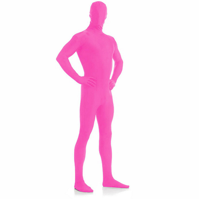 AltSkin Full Body Stretch Fabric Zentai Suit Costume - Pink (Kid Medium) Image