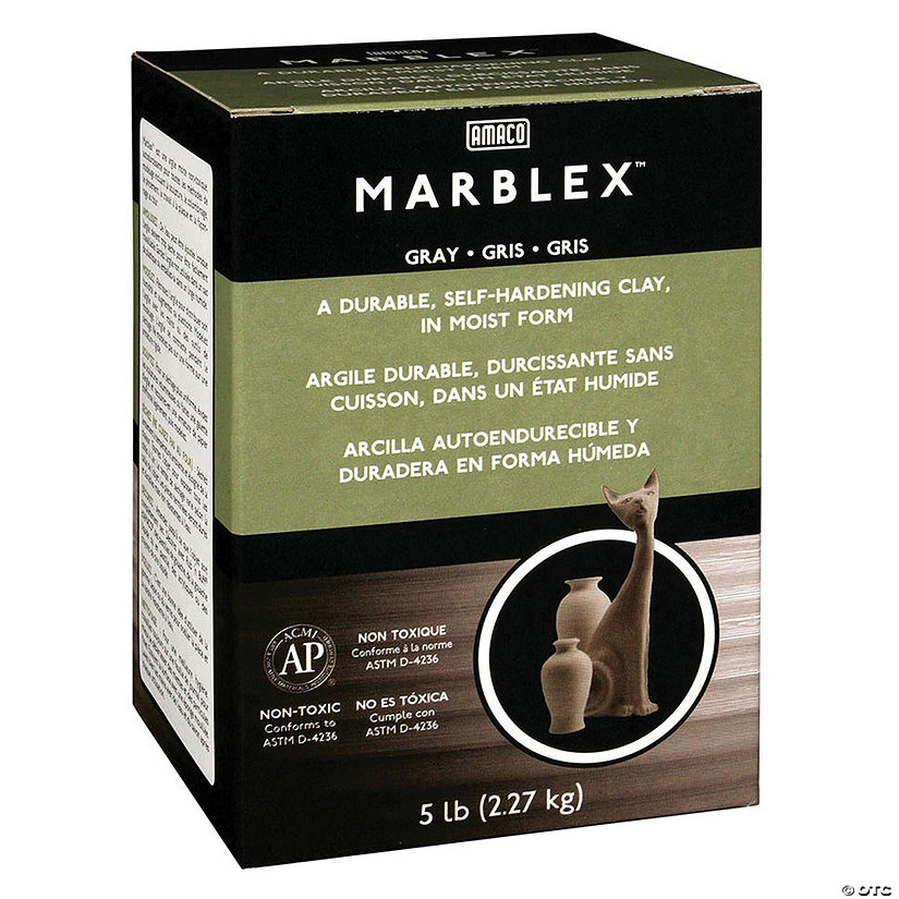 AMACO Marblex Self-Hardening Clay, 5 lbs. Image