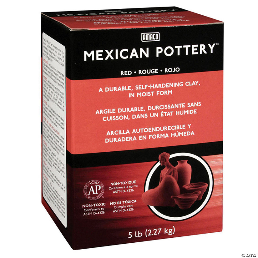 AMACO Mexican Pottery Self-Hardening Clay, 5 lbs. Image