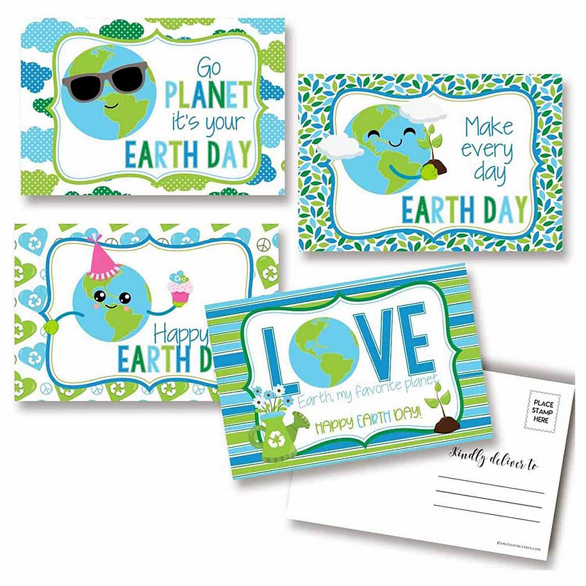 AmandaCreation Earth Day Postcards 20pc. Image