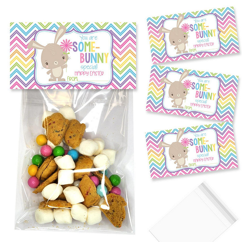 AmandaCreation Easter Some Bunny Bag Toppers 40pc. Image