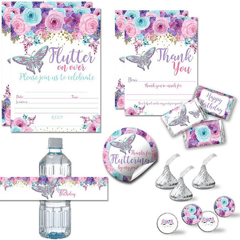 AmandaCreation Floral Butterfly Birthday Bundle 321pc. Image
