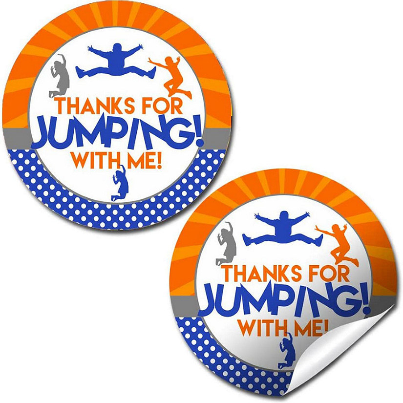 AmandaCreation Jump Zone Thank You Envelope Seal 40pcs. Image