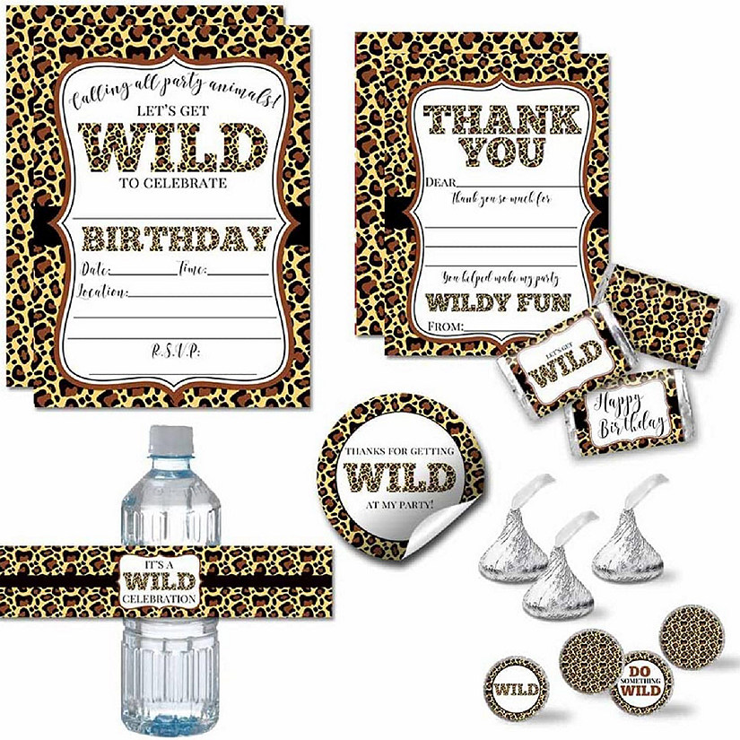 AmandaCreation Leopard Birthday Bundle 321pc. Image