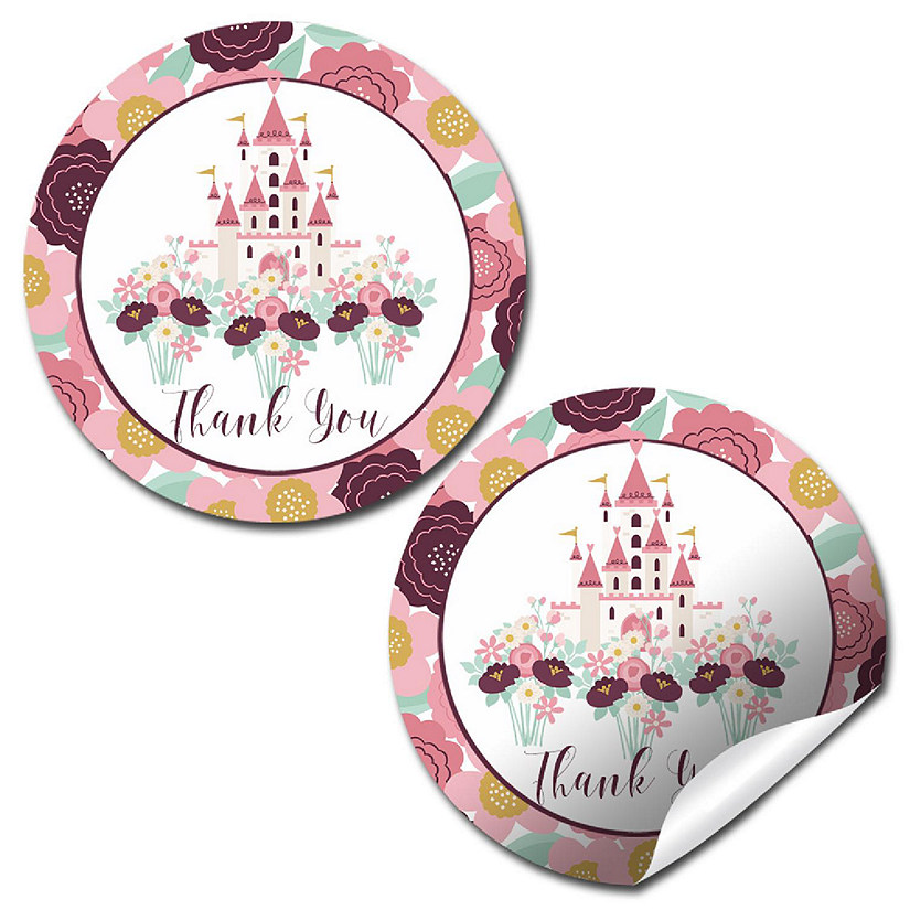 AmandaCreation Queen of Hearts Thank You Envelope Seal 40pc Image