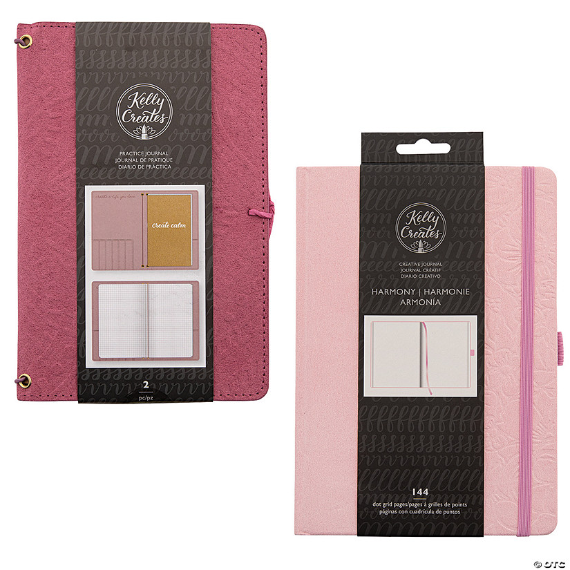 American Crafts&#8482; Kelly Creates Pink Journal Assortment - 4 Pc. Image