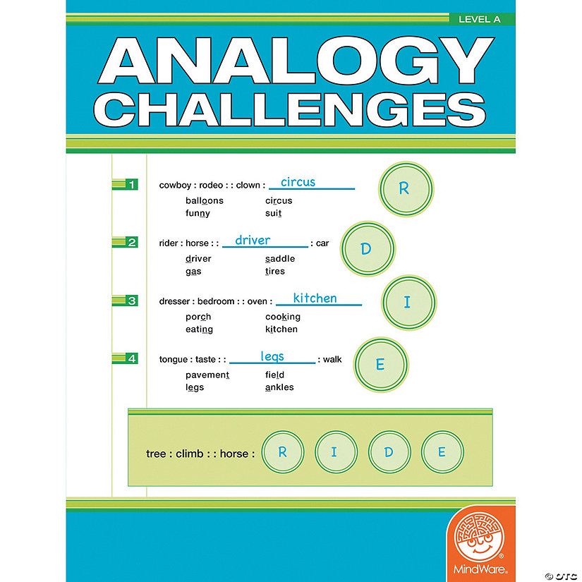 Analogy Challenges: Level A Image