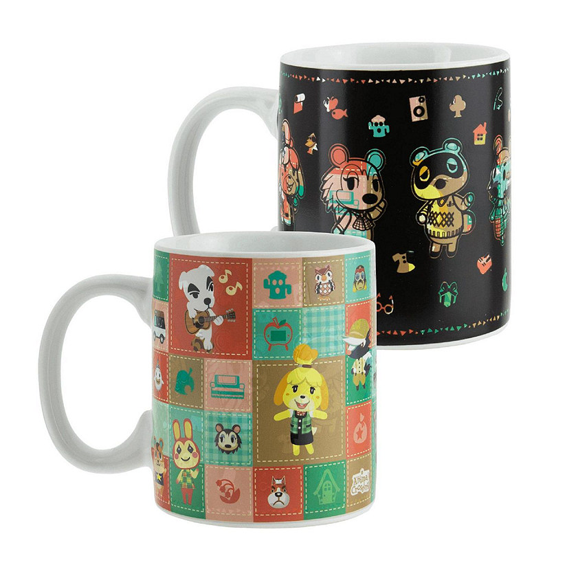 Animal Crossing Characters 10oz Heat Change Ceramic Mug Image