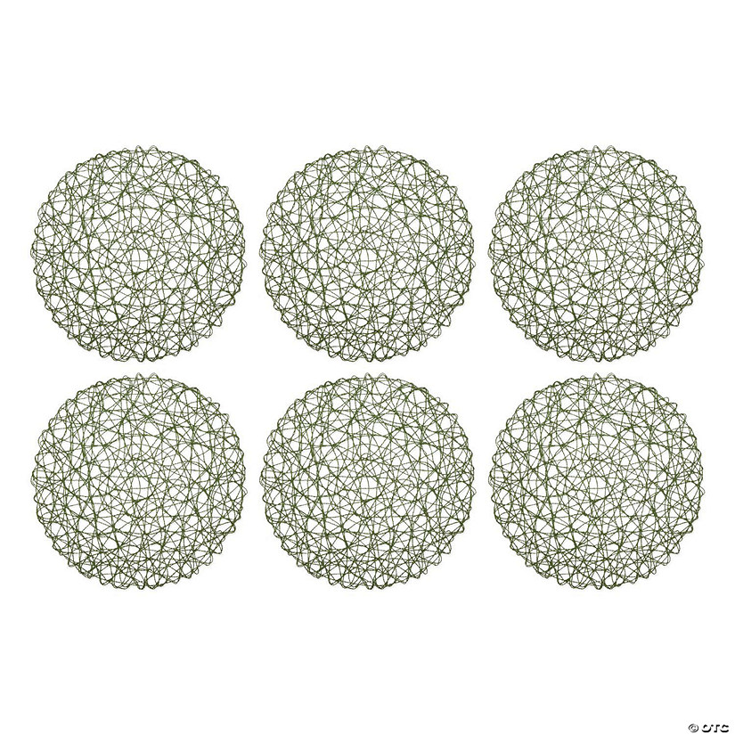 Artichoke Woven Paper Round Placemat (Set Of 6) Image