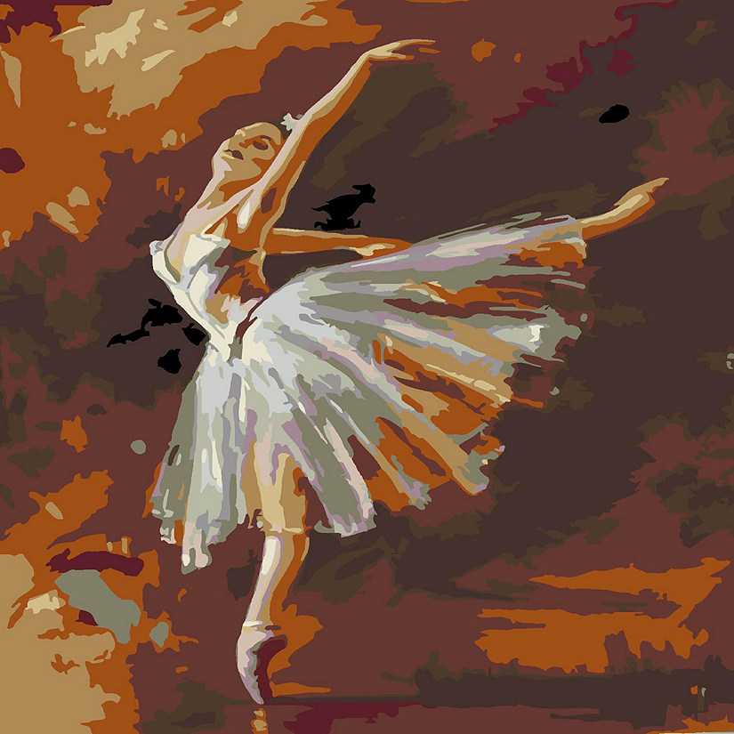 Artwille DIY Paint by Numbers - The dancer bends Image