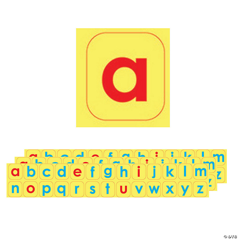 Ashley Productions Die-Cut Magnetic Foam Lowercase Letters, 104 Pieces Per Pack, 3 Packs Image