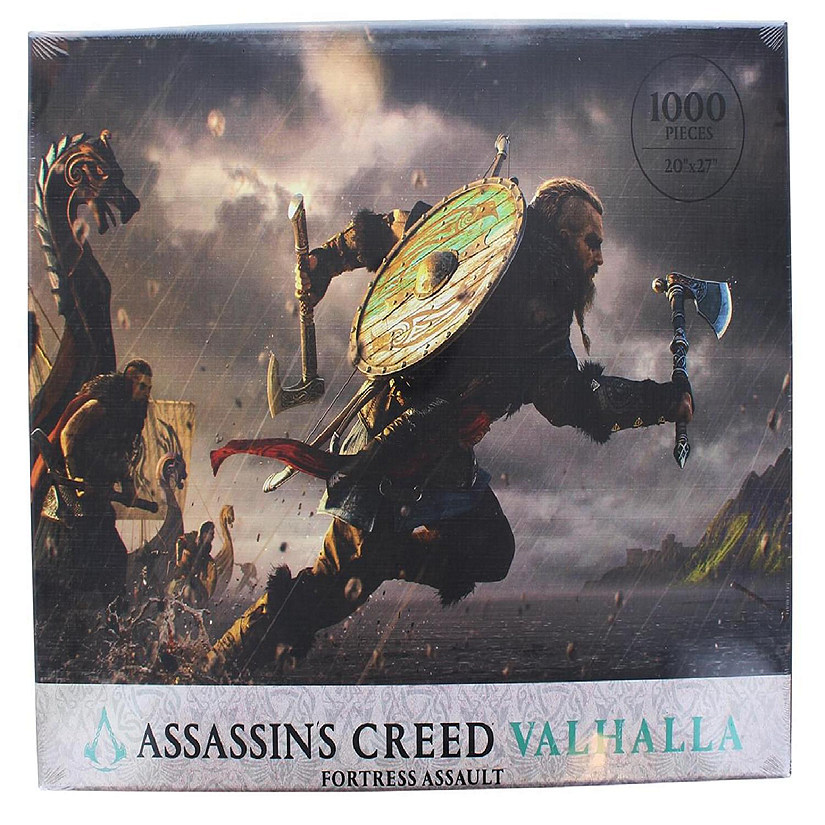Assassins Creed Valhalla Fortress Assault 1000 Piece Jigsaw Puzzle Image