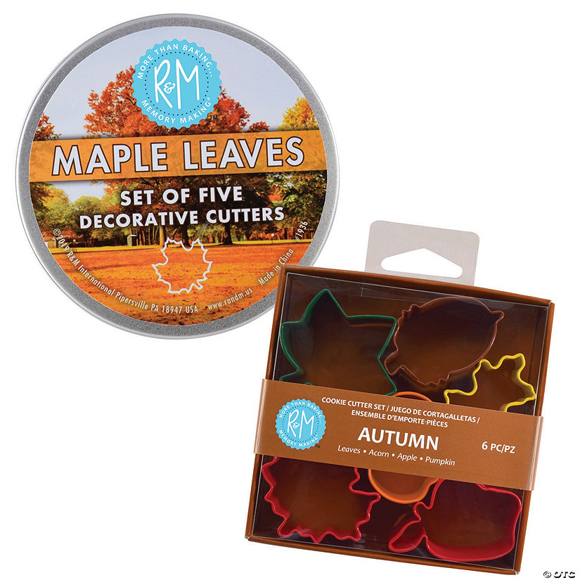 Assorted Fall Leaves 11 Piece Cookie Cutter Set Image