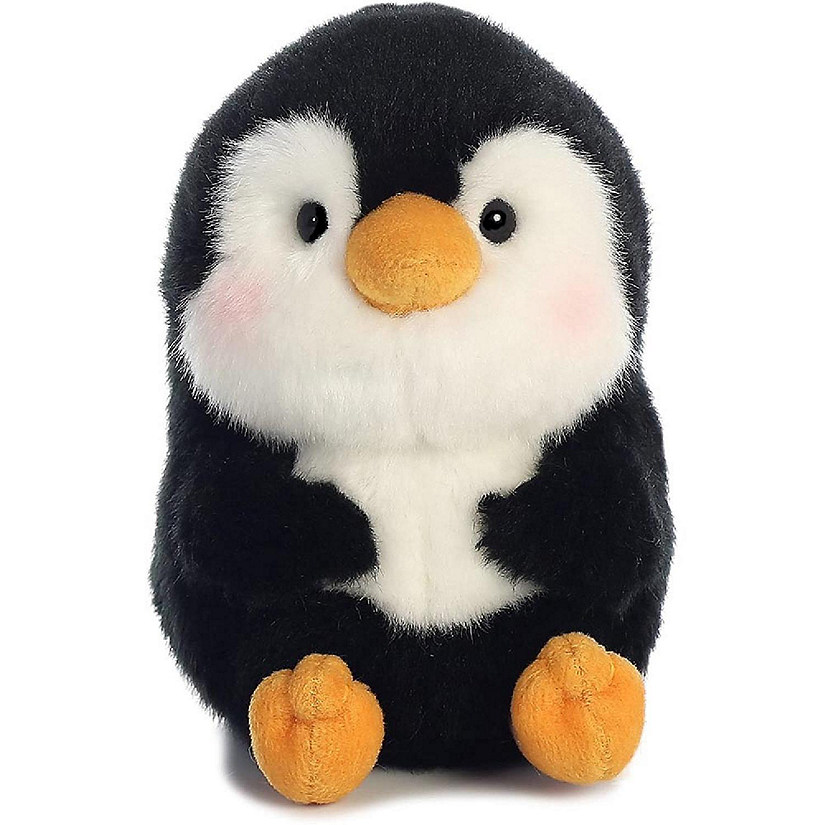Aurora World Rolly Pet Peewee Penguin Plush, 5" Image