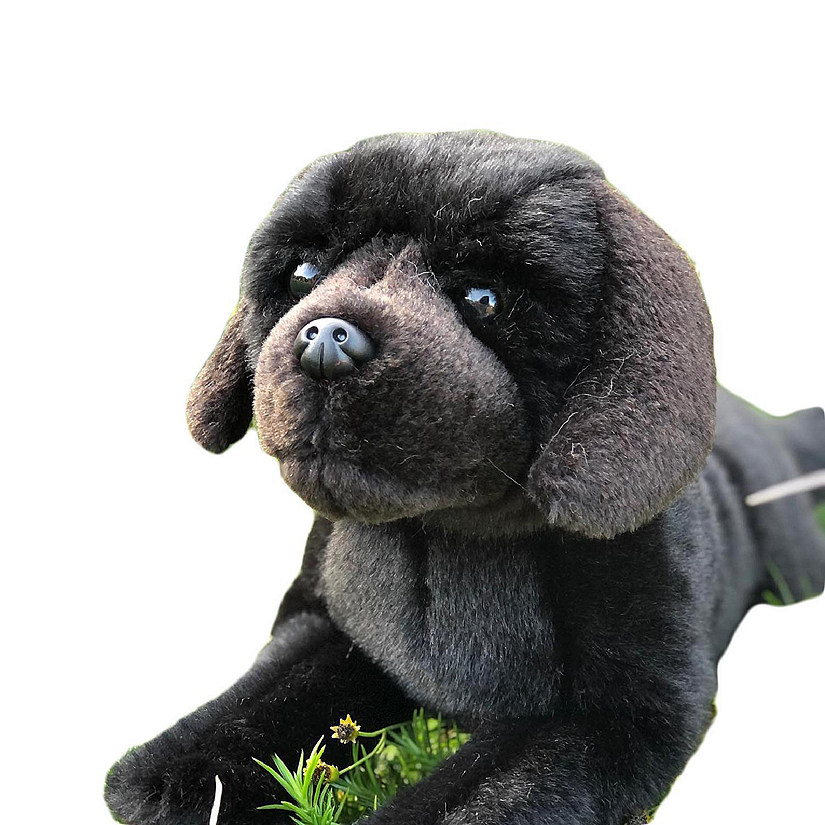 Auswella Plush Black Labrador Retriever Cole Dog Image