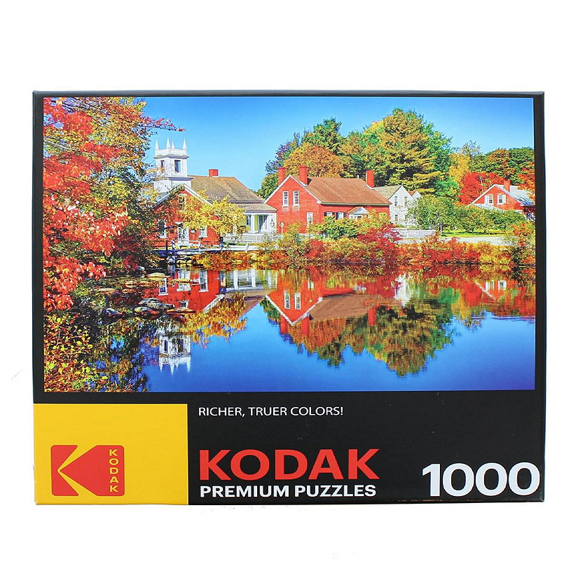 Autumn in Harrisville New Hampshire 1000 Piece Jigsaw Puzzle Image