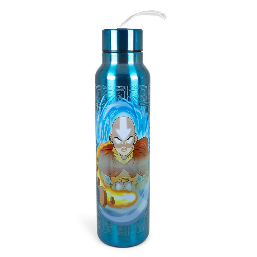 Avatar: The Last Airbender Aang Stainless Steel Water Bottle  Holds 27 Ounces Image