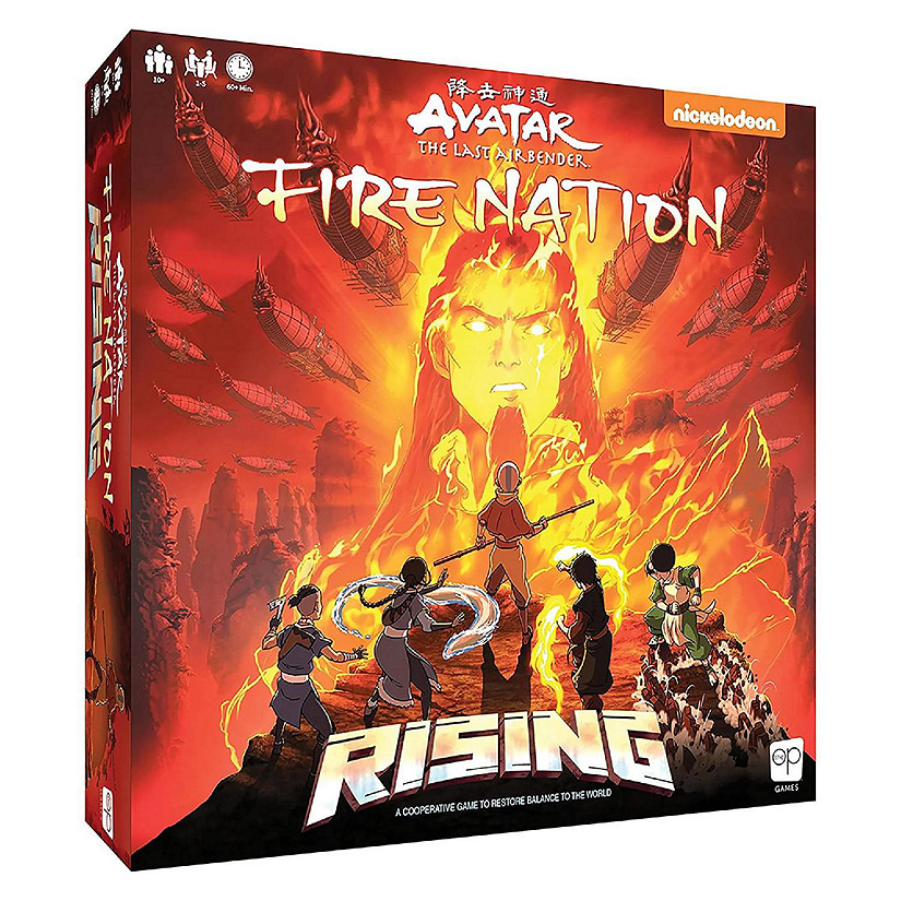 Avatar The Last Airbender Fire Nation Rising Board Game Image