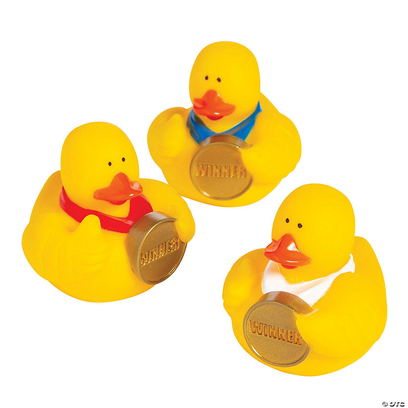 Award Medal Rubber Ducks - 12 Pc. Image