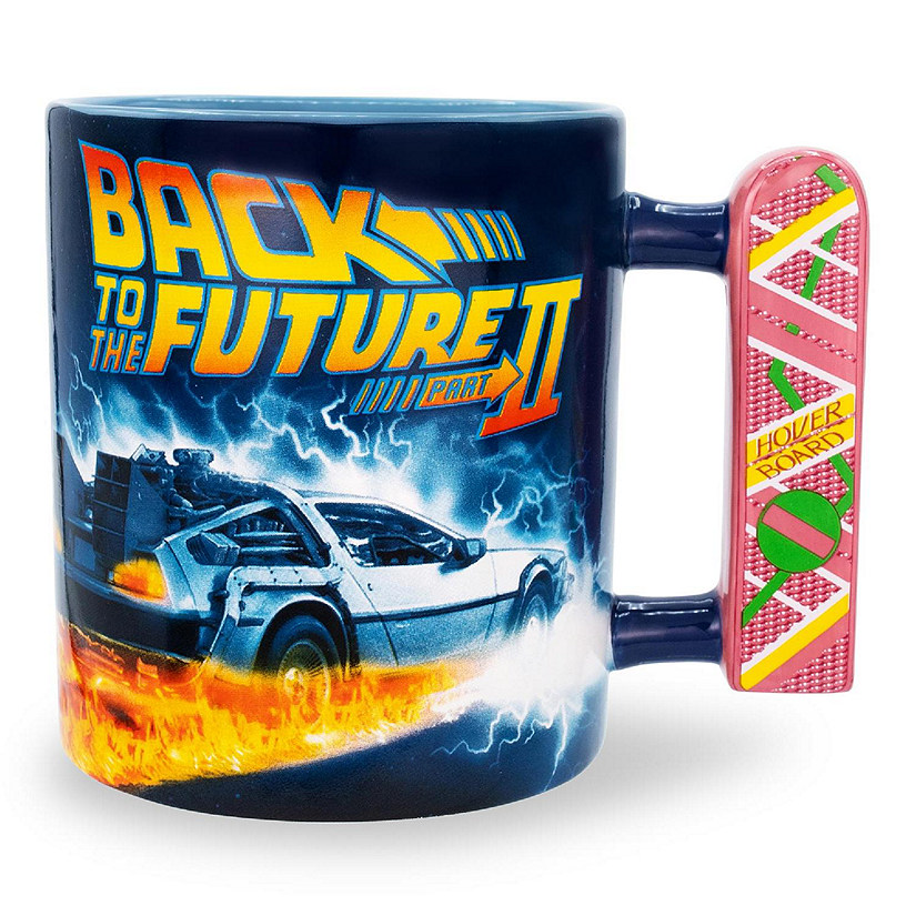 Back To The Future 2 Hoverboard Sculpted Handle Ceramic Mug  Holds 20 Ounces Image