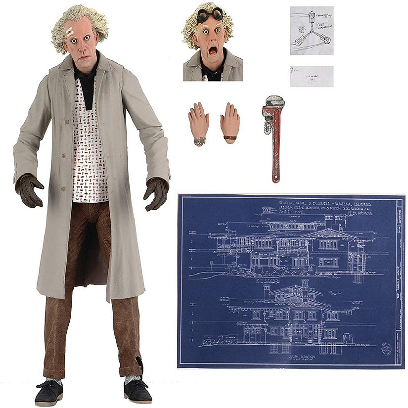 Back To The Future  Doc Brown 7 Inch Action Figure Image