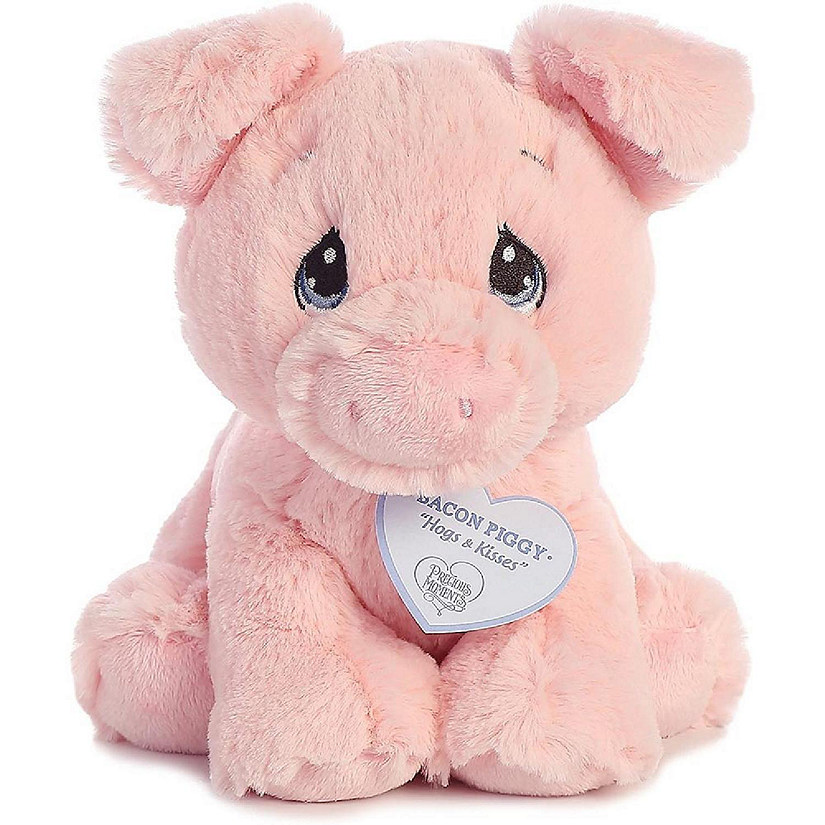 Bacon Piggy 8 inch - Baby Stuffed Animal by Precious Moments (15703) Image
