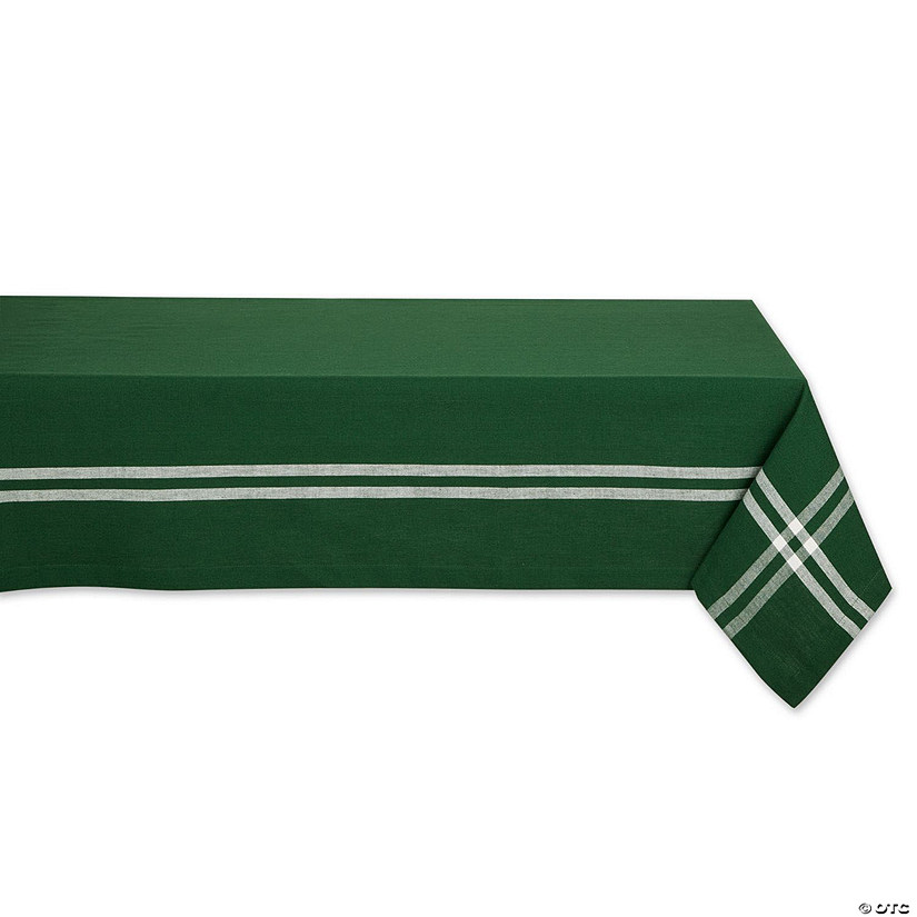 Balsam Border Stripe Tablecloth 52X52 Inches Image