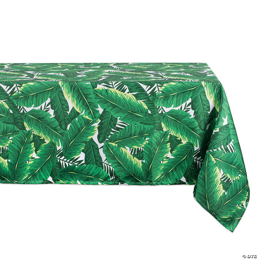 Banana Leaf Outdoor Tablecloth 60X84 Image