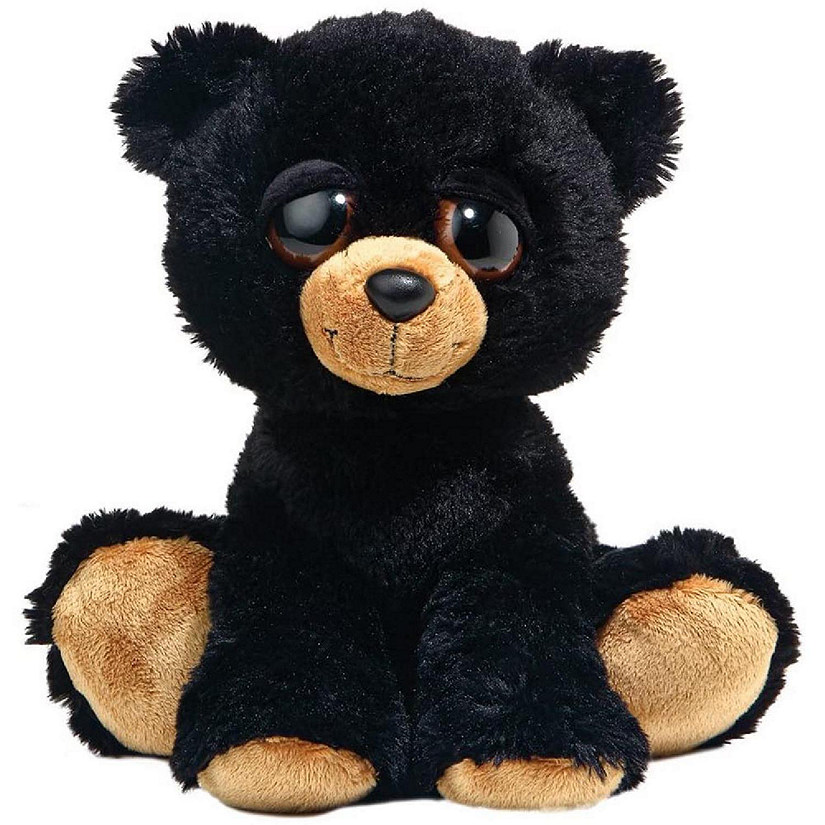 Barnam the Dreamy Eyed Black Bear Stuffed Animal by Aurora Image