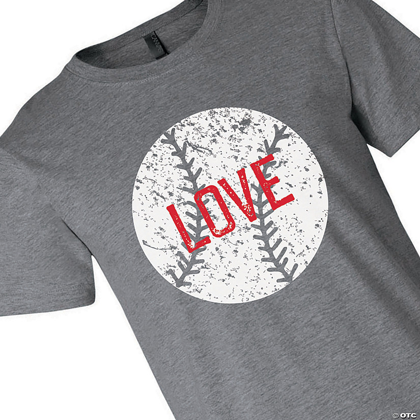 Baseball Love Adult&#8217;s T-Shirt Image