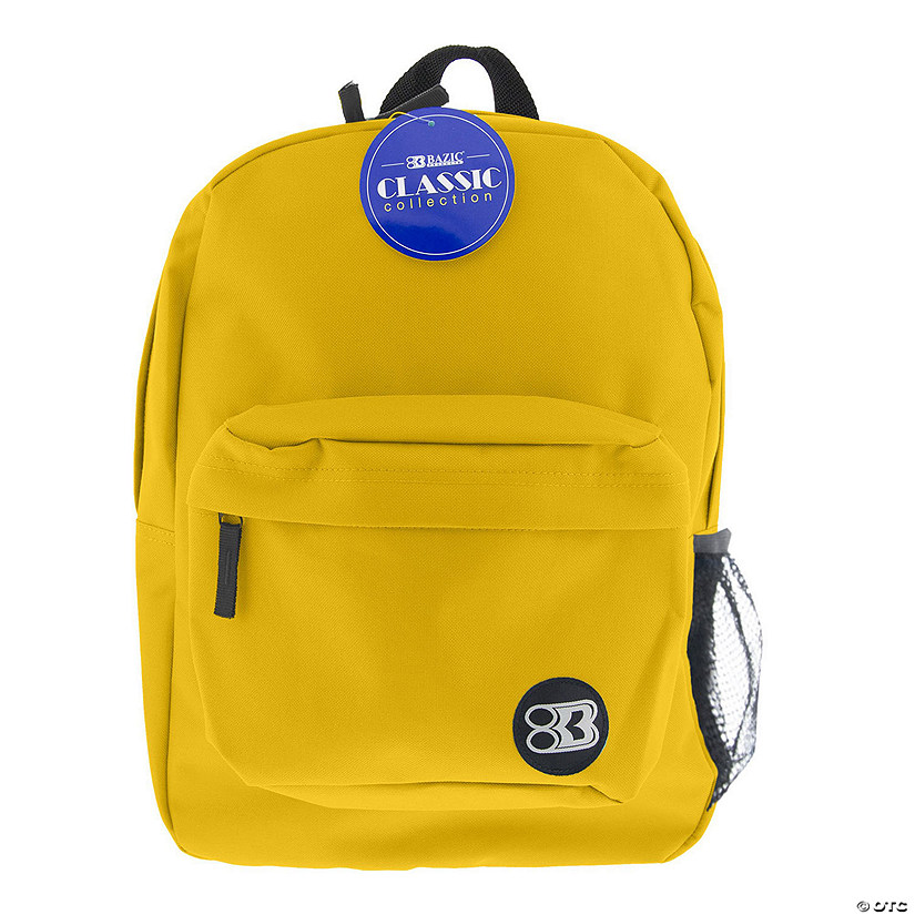 BAZIC Products 17" Classic Backpack, Mustard Image