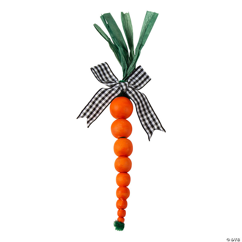 Beaded Carrot Craft Kit &#8211; Makes 6 Image