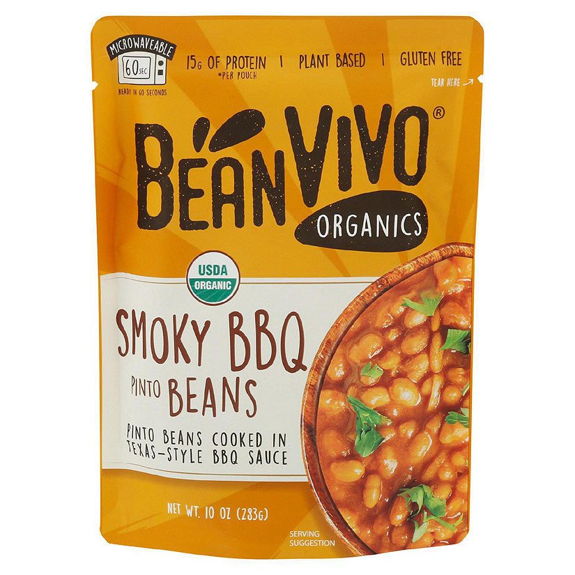 Bean Vivo - Pinto Beans Smky Bbq - Case of 6-10 OZ Image