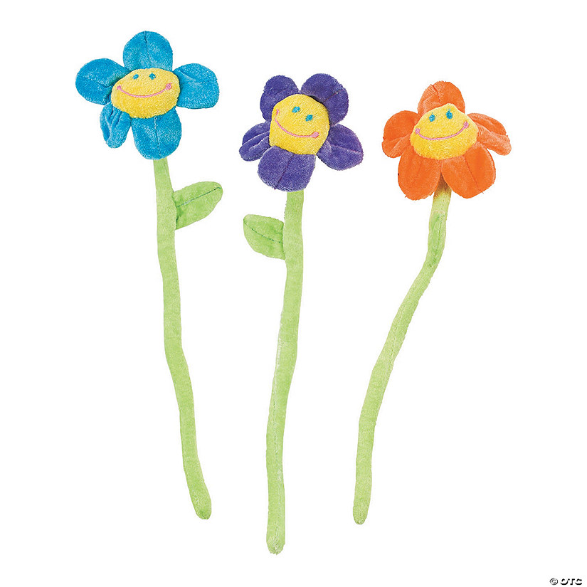 Bendable Stuffed Daisy Flowers - 12 Pc. Image