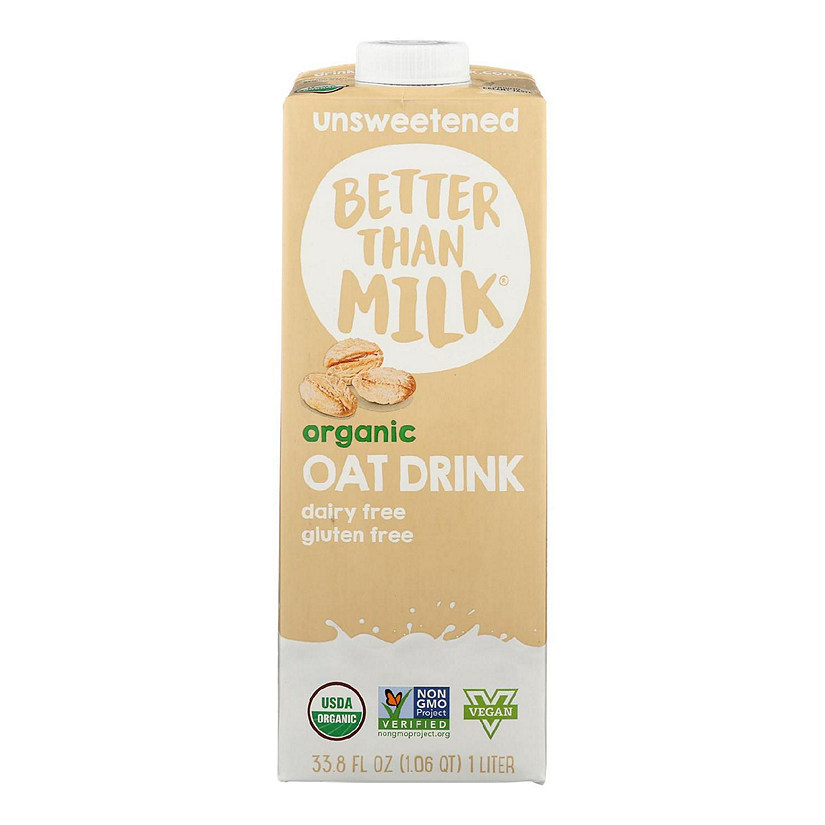 Better Than Milk - Drink Oat Unsweetened - Case of 6-33.8 FZ Image