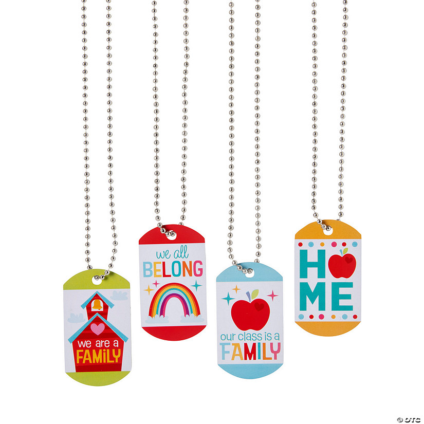 Better Together Dog Tag Necklaces - 12 Pc.	 Image