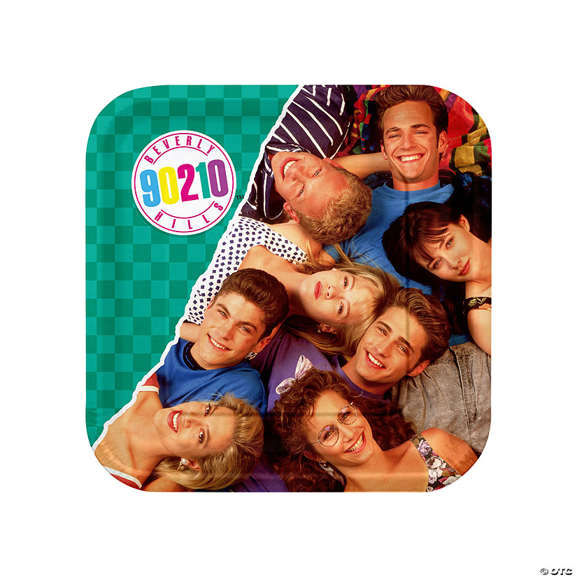 Beverly Hills 90210 Party Paper Dinner Plates - 8 Ct. Image