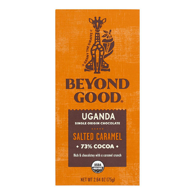 Beyond Good - Bar Salt Caramel Dark Chocolate - Case of 12-2.64 OZ Image