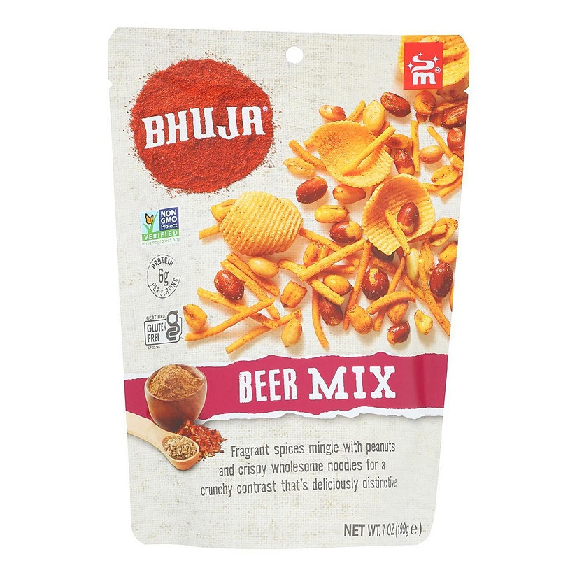 Bhuja Snacks Beer Mix - Case of 6 - 7 OZ Image