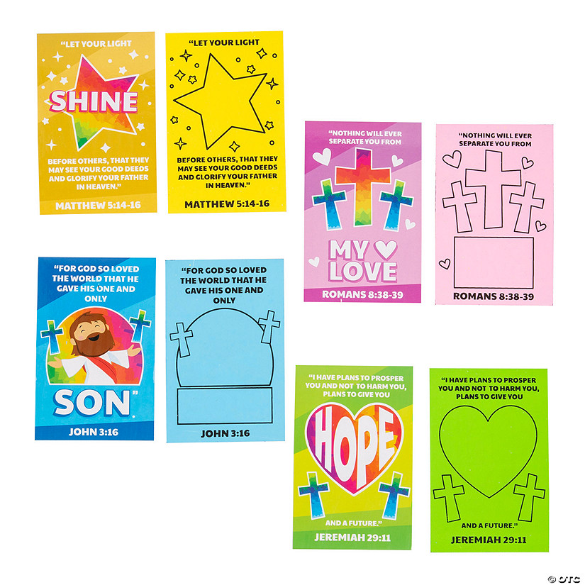 Bible Verse Scratch &#8217;N Reveal Faith Cards - 12 Pc. Image
