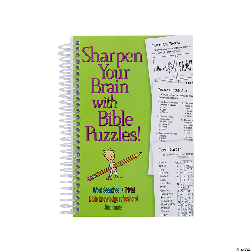 Bible Word Search & Trivia Puzzle Activity Book Image